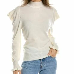 women Lea & Viola Puff Sleeve Wool & Cashmere-Blend Sweater