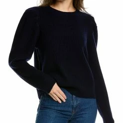 women Lea & Viola Puff Sleeve Wool & Cashmere-Blend Sweater