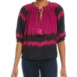 women Marie Oliver Nica Silk-Blend Top