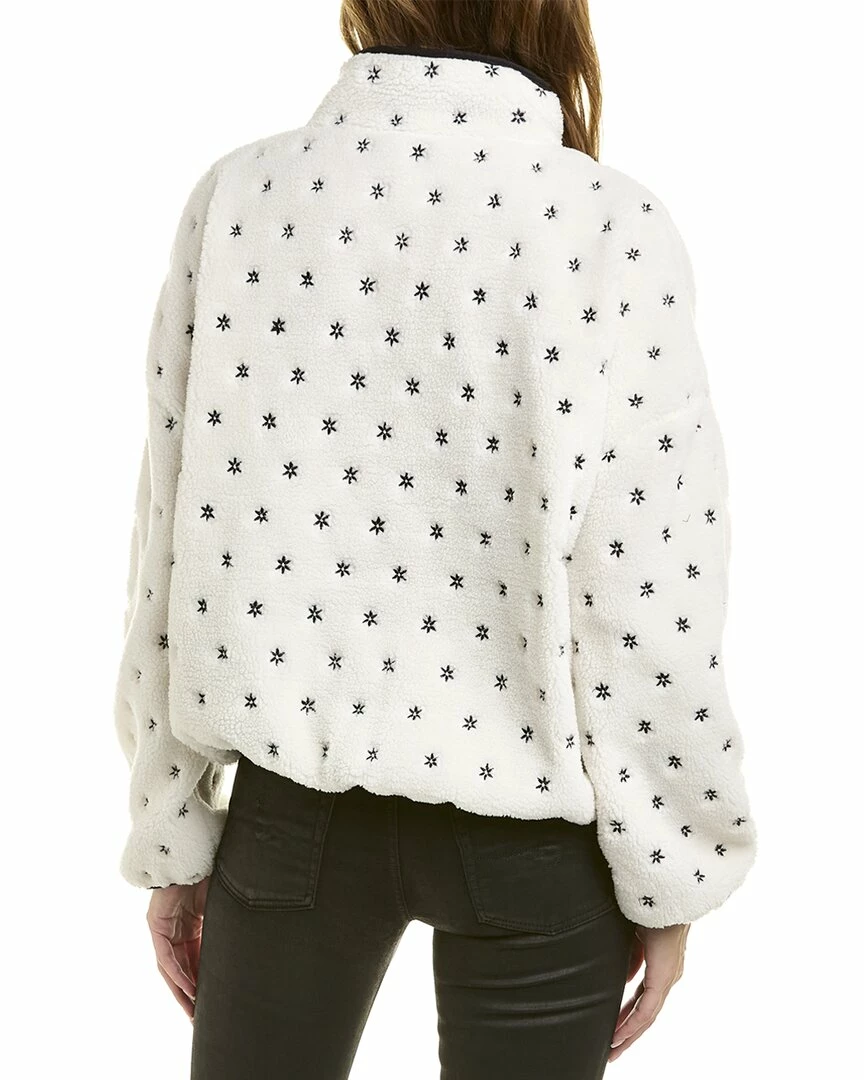 women Lea & Viola Embroidered Teddy Pullover - Image 2