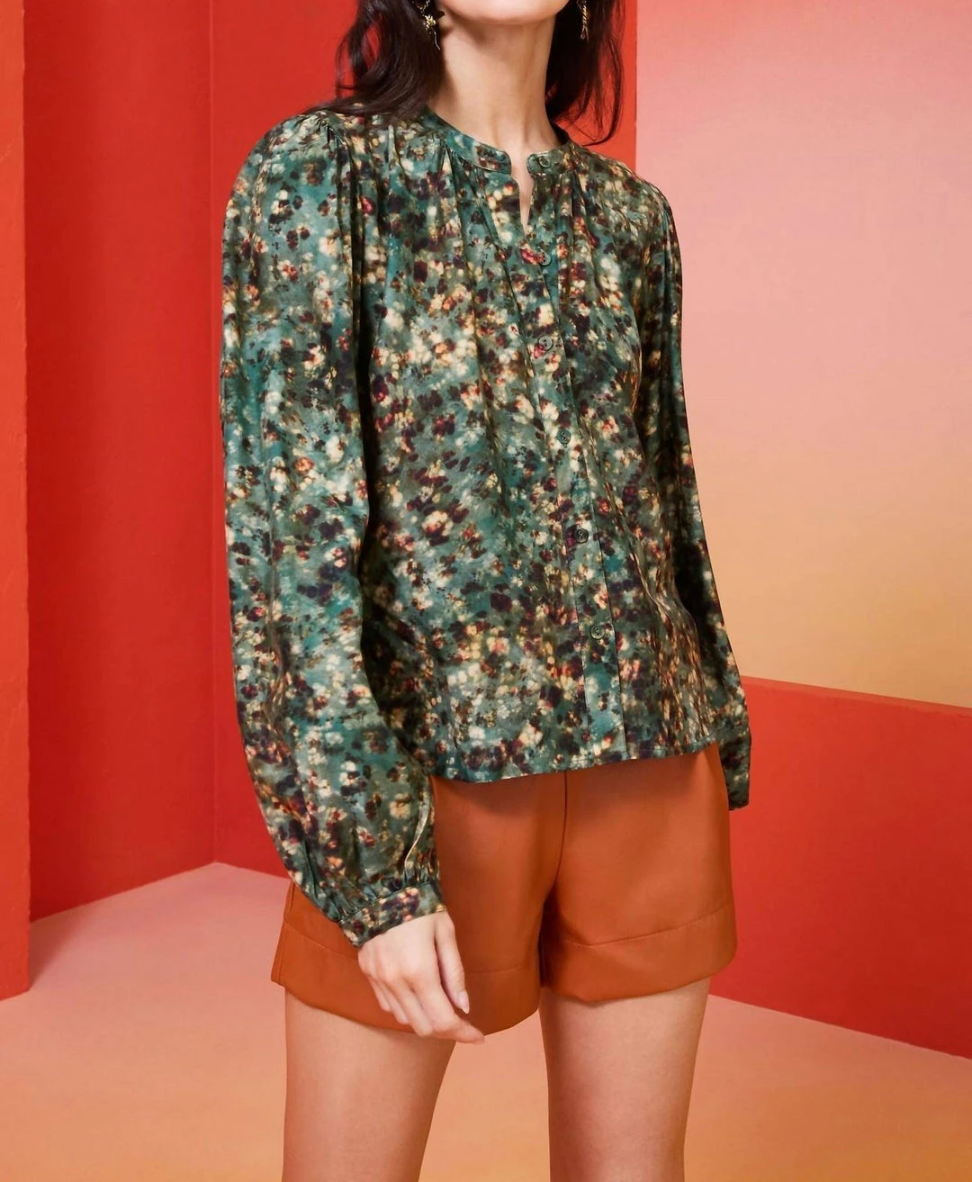 Marie Oliver women Kendra Blouse in Sapphire Reef