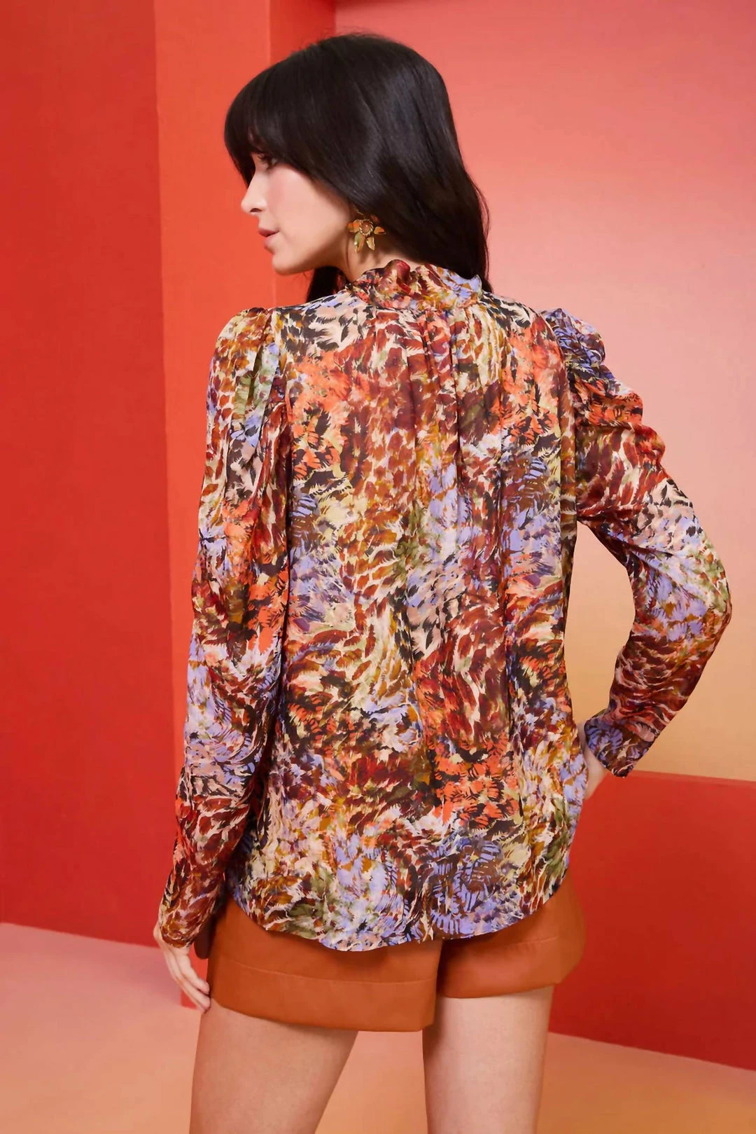 Marie Oliver women Kimber Blouse in Foliage - Image 3