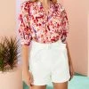 Marie Oliver women Pixie Short in Cool White