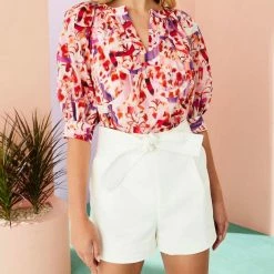 Marie Oliver women Pixie Short in Cool White