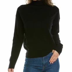 women Lea & Viola Turtleneck Wool & Cashmere-Blend Sweater