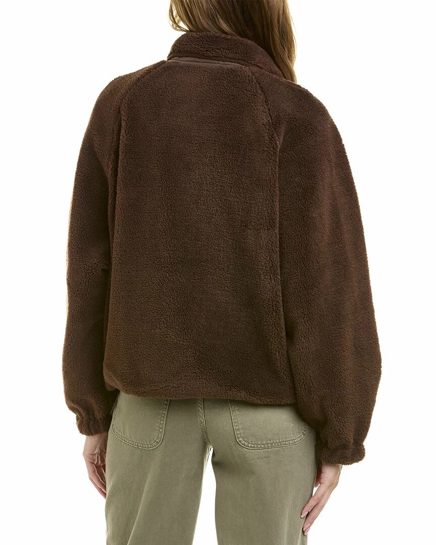 women Lea & Viola Teddy Bomber Jacket - Image 2