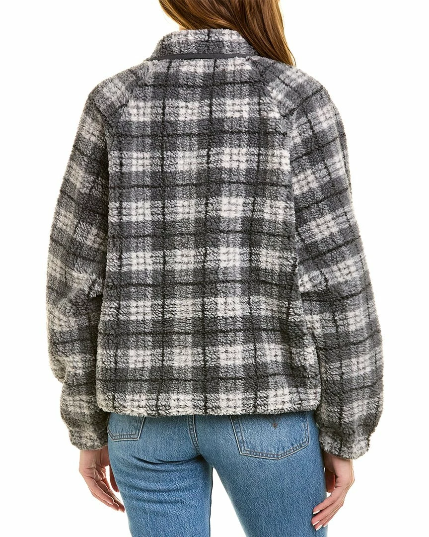 women Lea & Viola Teddy Bomber Jacket - Image 2