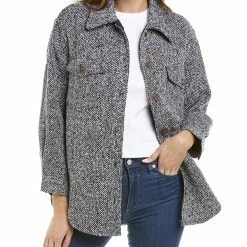 women Lea & Viola Tweed Shacket
