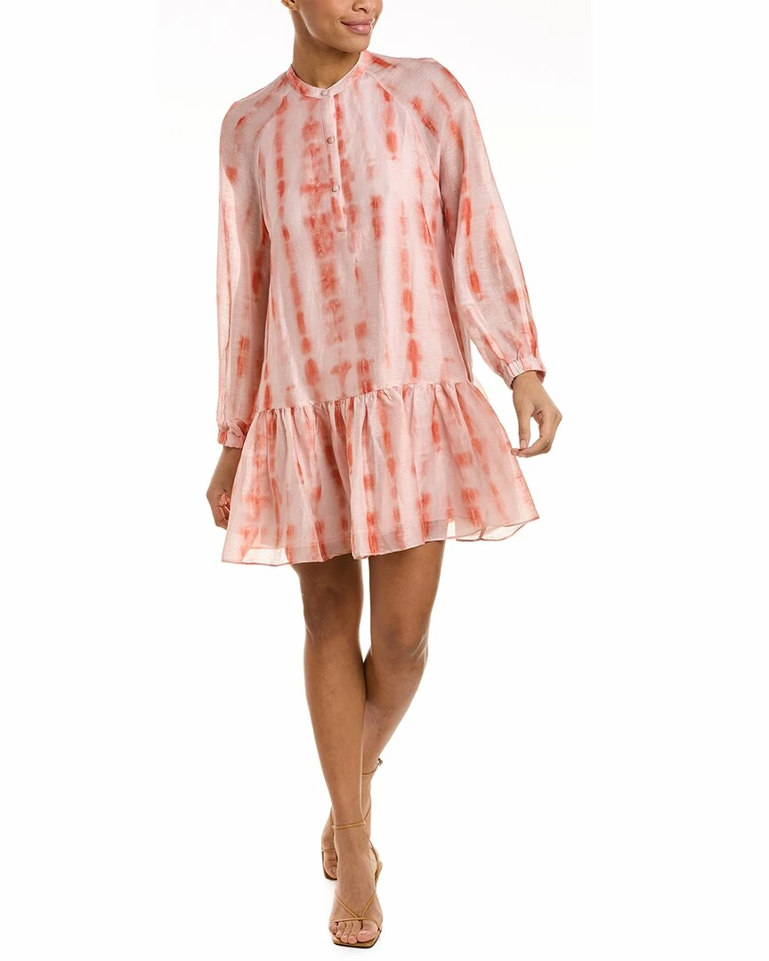 women Marie Oliver Retta Linen & Silk-Blend Dress