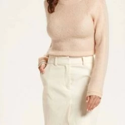 Marie Oliver women Dylan Double Crew Top in Cream