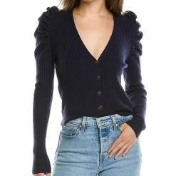 women Lea & Viola Puff Sleeve Cardigan