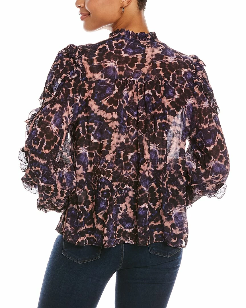 women Marie Oliver Haley Silk-Blend Blouse - Image 2