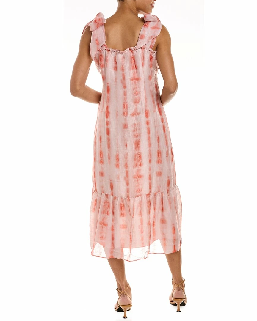 women Marie Oliver Maya Linen & Silk-Blend Dress - Image 2