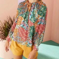Marie Oliver women Jenna Blouse in Patchwork