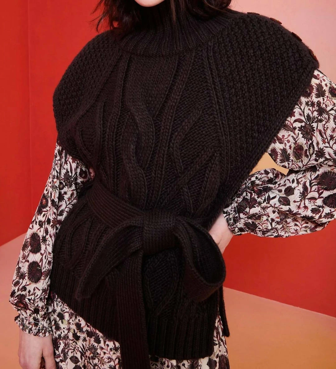 Marie Oliver women Emerson Popover Top in Walnut