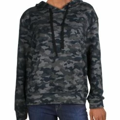 Lea + Viola Womens Camo Comfy Hoodie