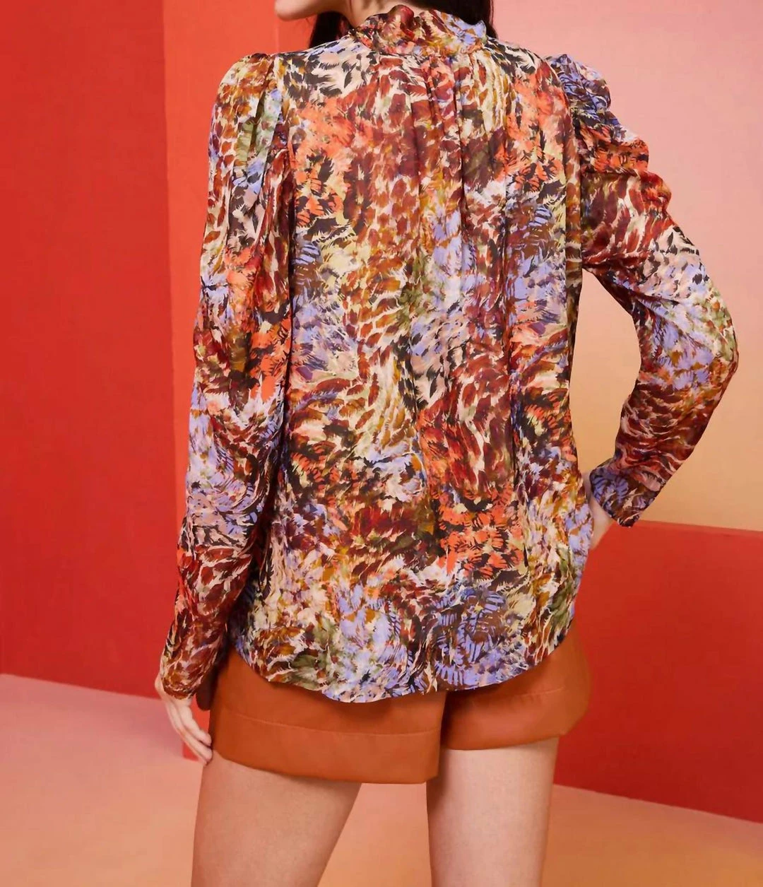 Marie Oliver women Kimber Blouse in Foliage - Image 2