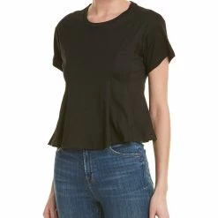 Lea & Viola womens Ruffle Top, M