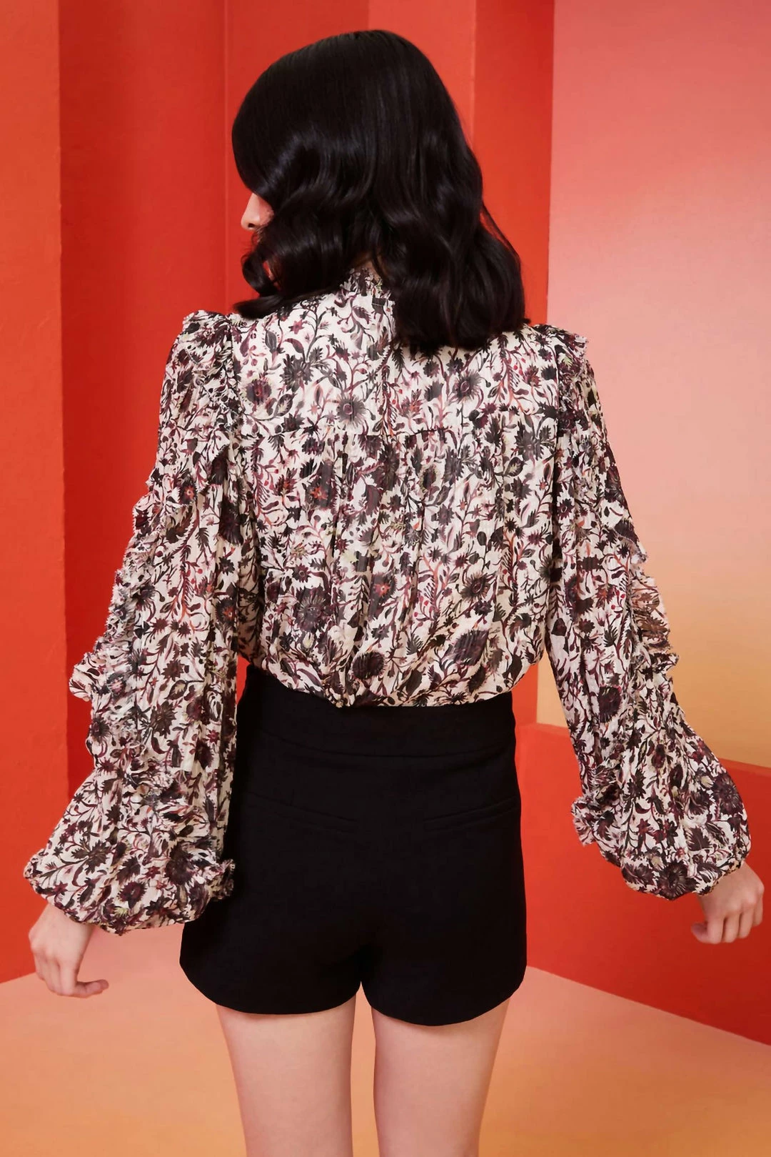 Marie Oliver women Mia Suede Short in Black - Image 2