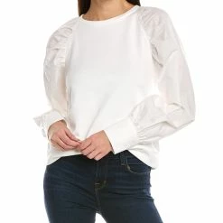 women Lea & Viola Puff Sleeve Sweatshirt