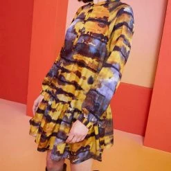 Marie Oliver women Rhetta Dress in Tuscan Sunset