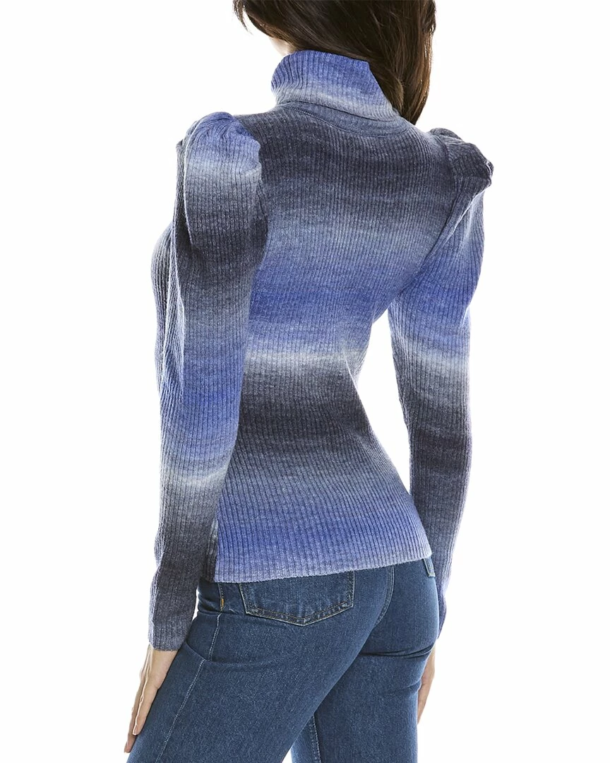 women Lea & Viola Puff Sleeve Wool-Blend Sweater - Image 2