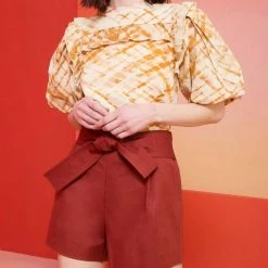 Marie Oliver women Pixie Short in Red Clay