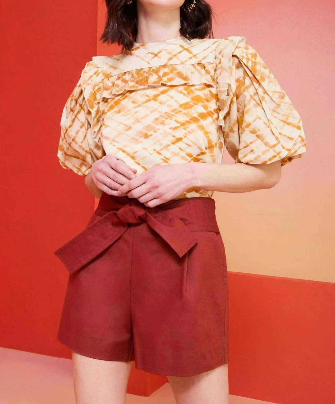 Marie Oliver women Pixie Short in Red Clay