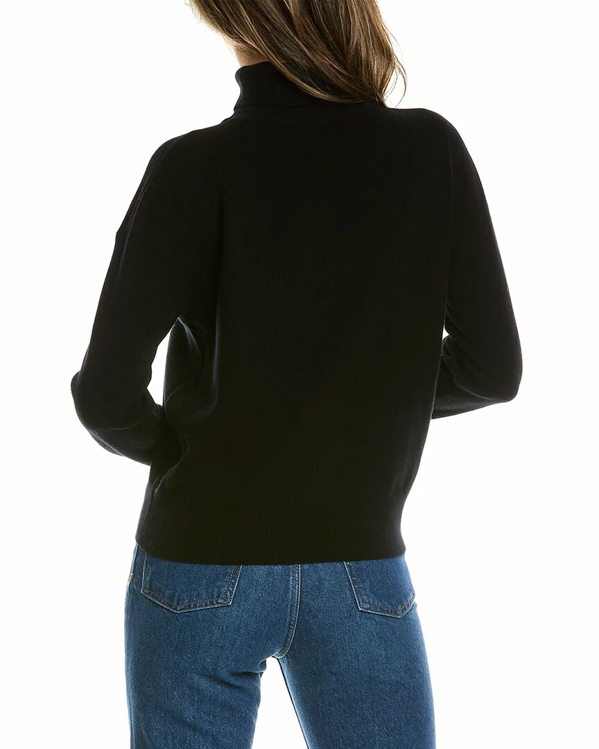 women Lea & Viola Turtleneck Wool & Cashmere-Blend Sweater - Image 2