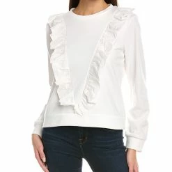 women Lea & Viola Ruffle Sweatshirt