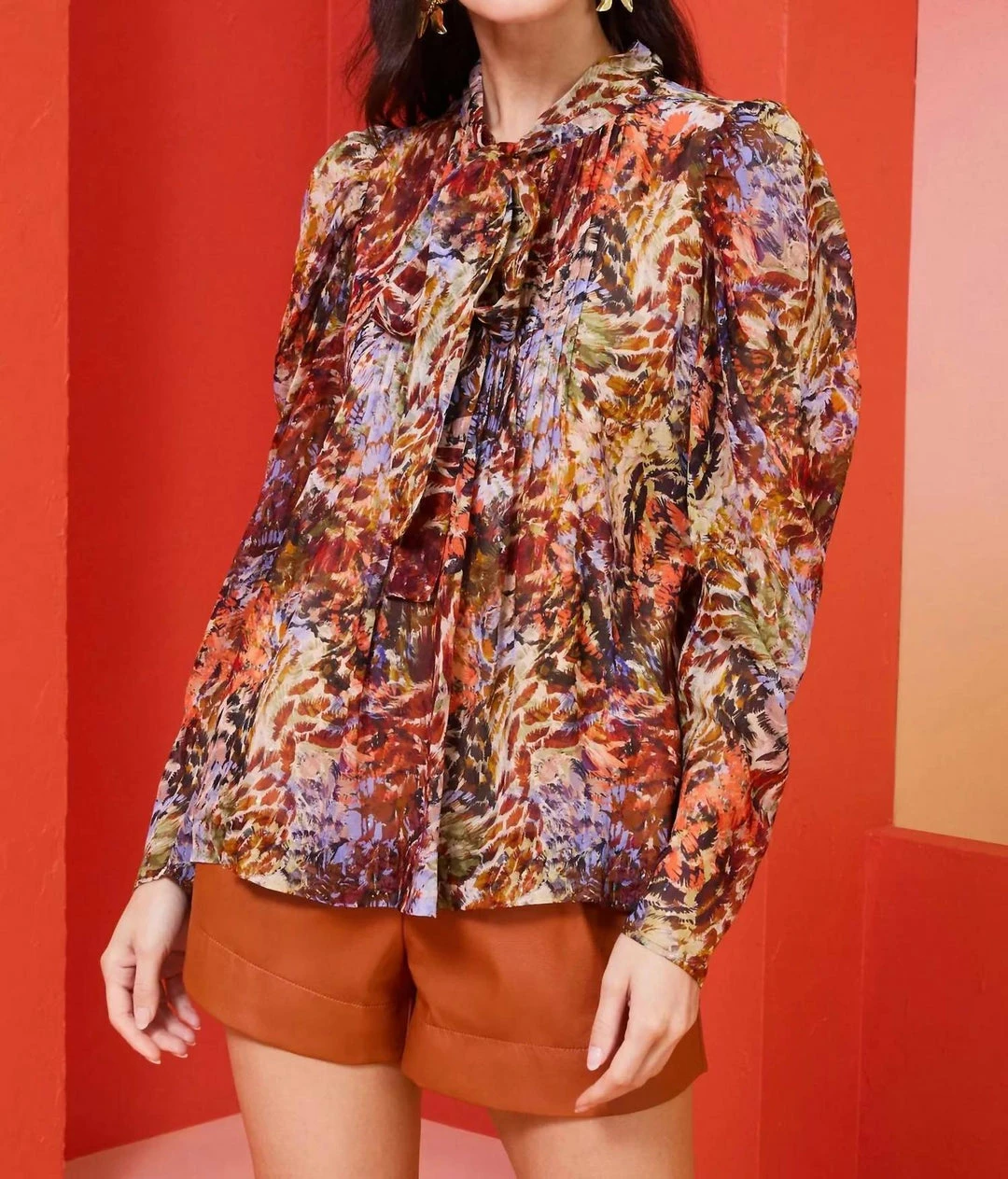 Marie Oliver women Kimber Blouse in Foliage